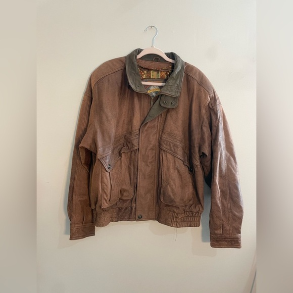 Adventure Bound Other - Vintage Dark Brown 100% Genuine Leather Jacket - Adventure Bound Originals